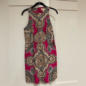 moulinette soeurs anthropologie pink cocktail dress